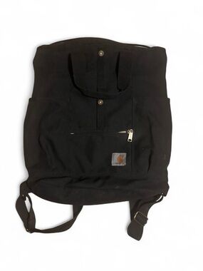 Carhartt Black Canvas Convertible Backpack Tote